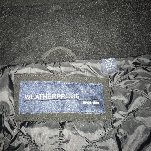 Black double zipper coat - Picture 3 of 3